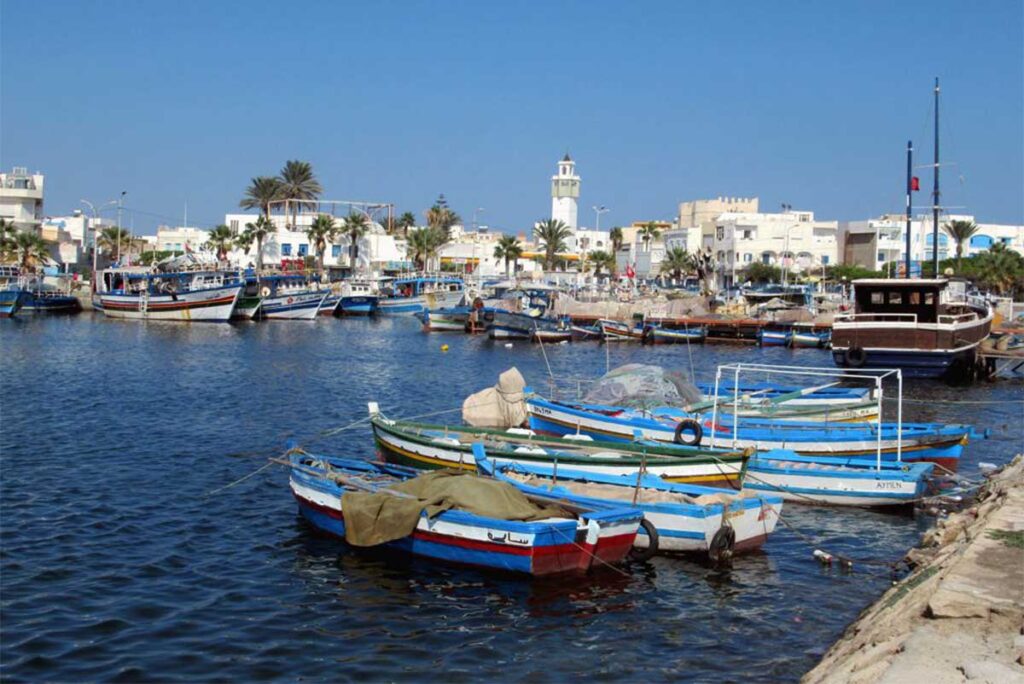 Port Des Peches at Mahdia, Tunisia.