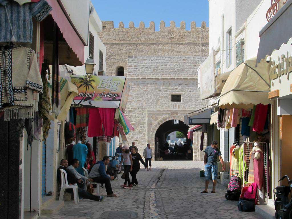 Rue Ali Bey, the oldest street in Mahdia