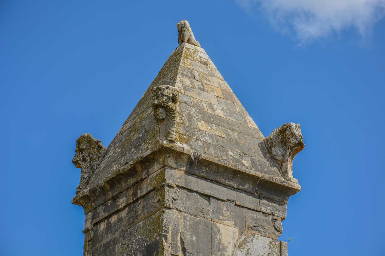 Dougga Mausoleum Pyramidal Roof