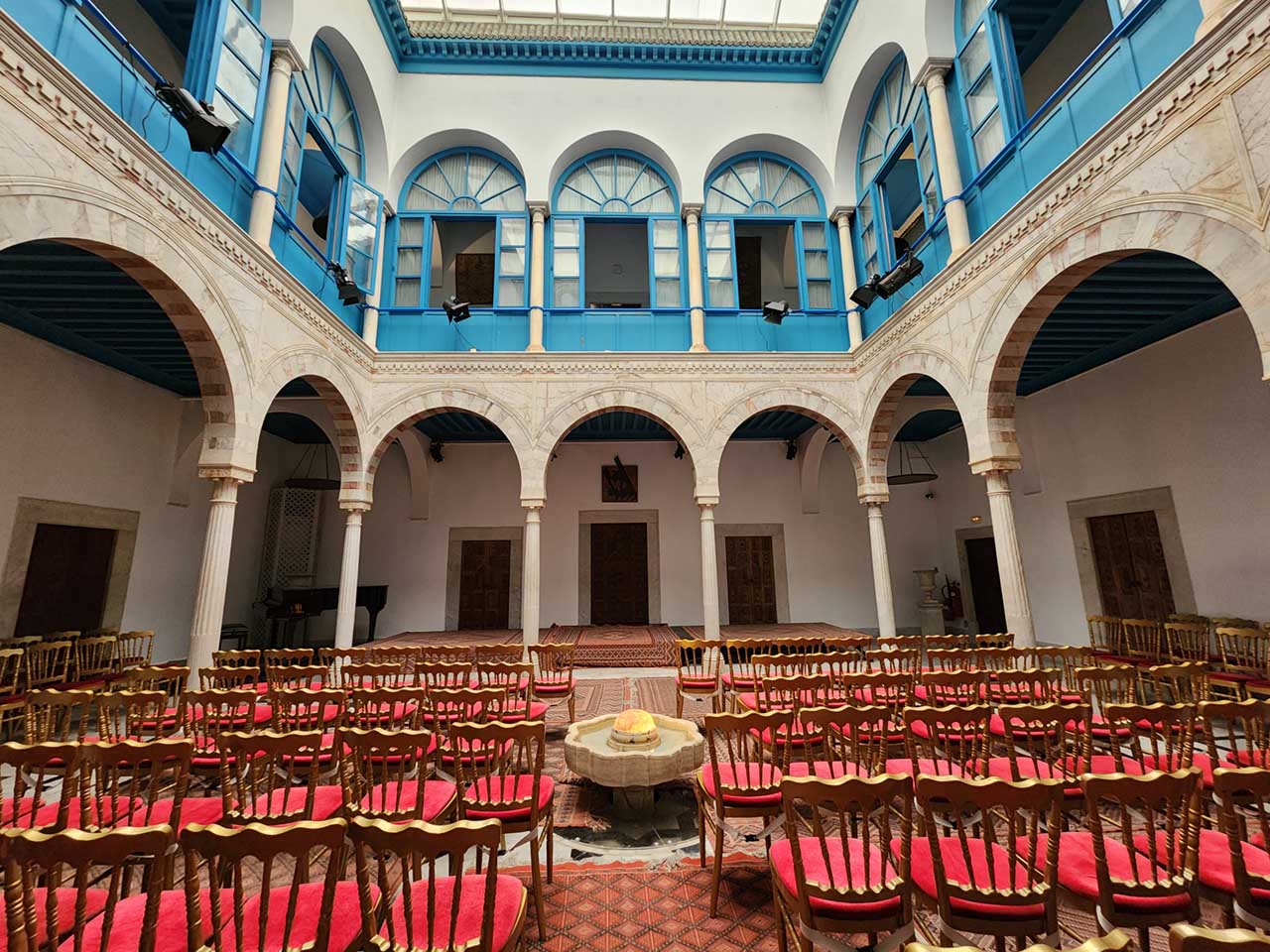 Ennejma Ezzahra Palace patio
