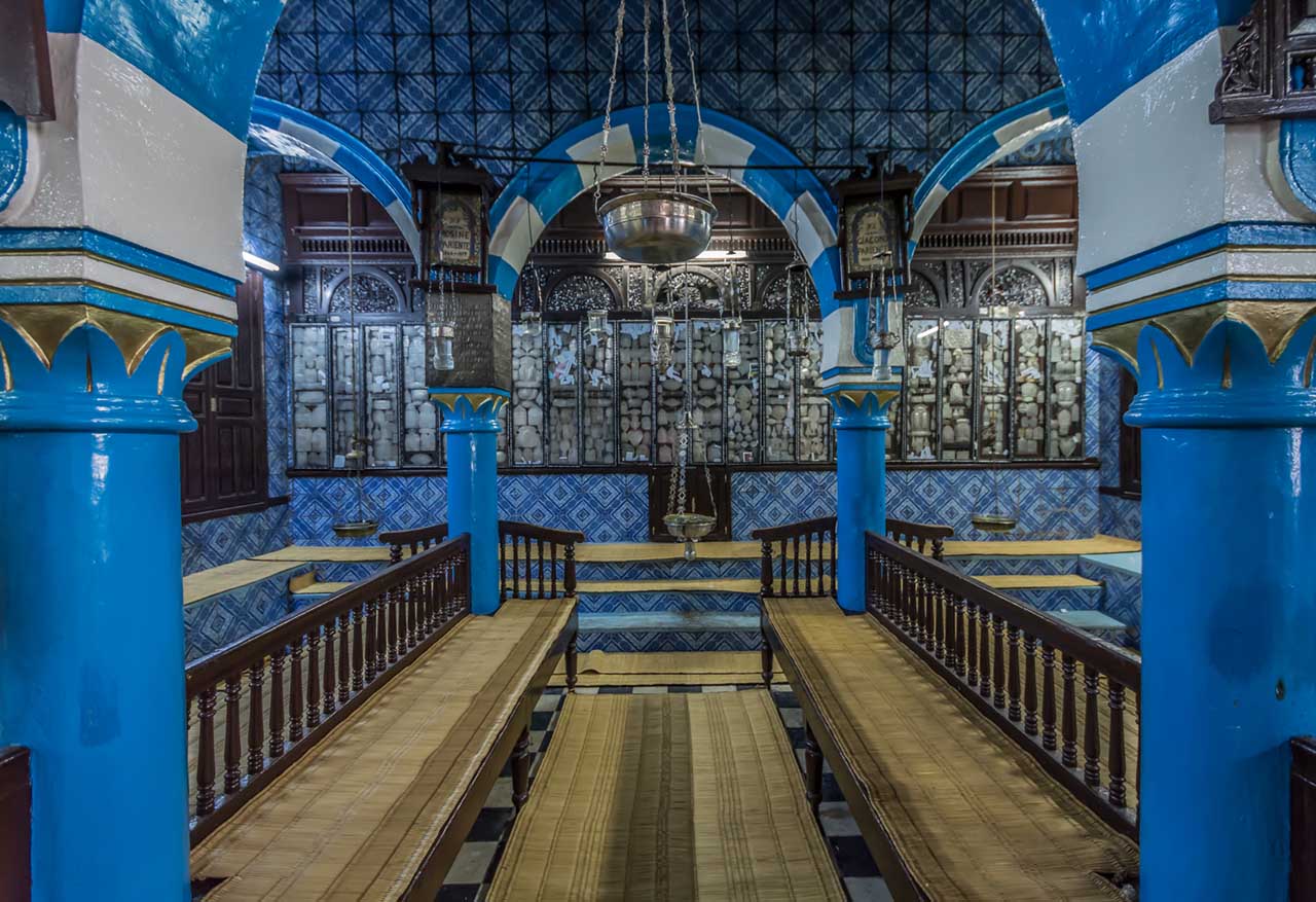 El Ghriba Synagogue or The Synagogue of Hara Srira, Djerba