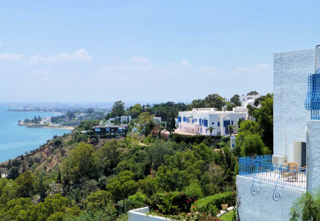 Sidi Bou Said hill, Tunis