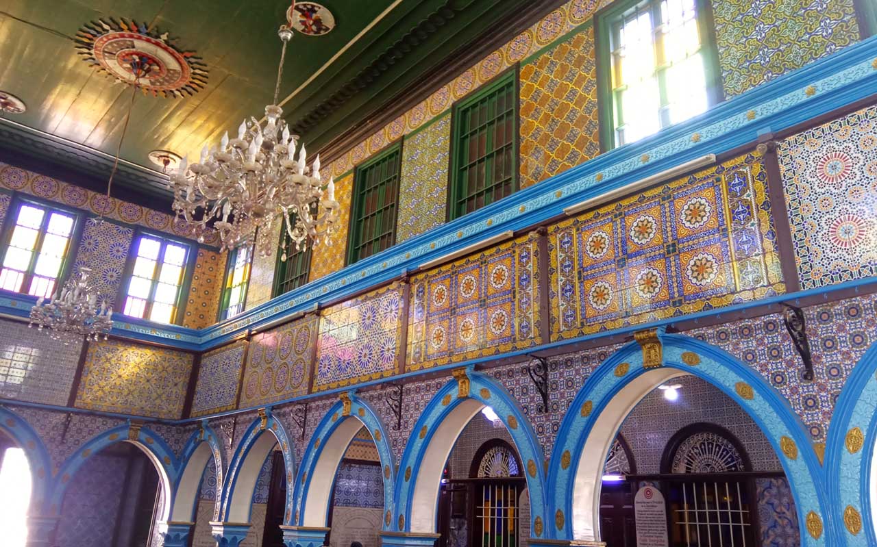 Ceramic tiles, El Ghriba Synagogue